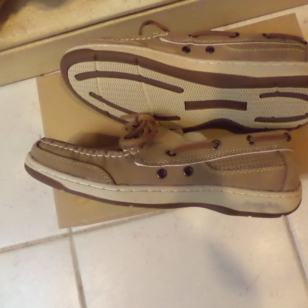 Tommy Bahama Men's Tan Boat Shoes